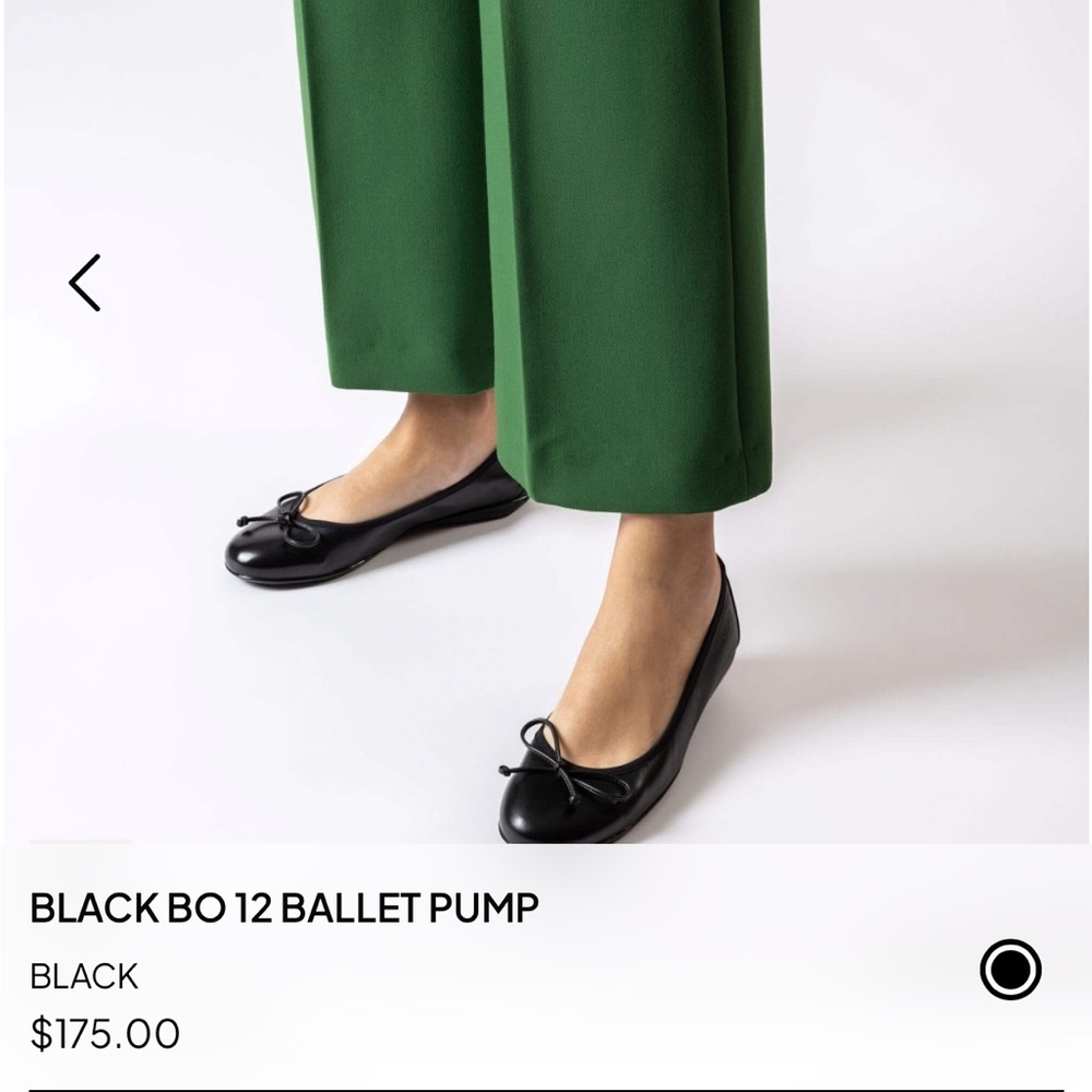 Wonders Black Ballerina Flat